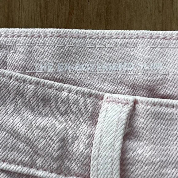 AG ADRIANO GOLDSCHMIED THE EX BOYFRIEND SLIM WOMEN’S JEANS 26 Pink Low Rise NWT